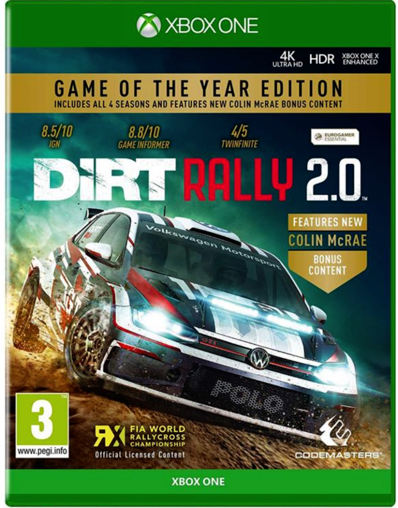 Joc pentru volan si pedale Xbox One Dirt Rally 2.0